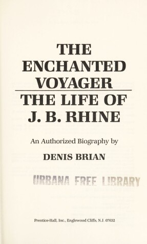 Book cover for The Enchanted Voyager