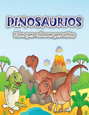 Cover of Libro para colorear de dinosaurios para niños