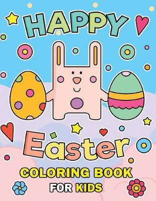 Book cover for Happy Easter Coloring Book for Kids