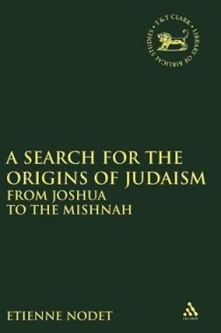 Cover of A Search for the Origins of Judaism