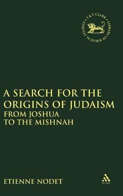 Book cover for A Search for the Origins of Judaism