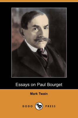 Book cover for Essays on Paul Bourget (Dodo Press)