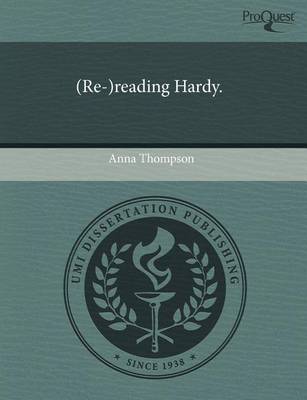 Book cover for (Re-)Reading Hardy