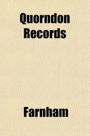 Cover of Quorndon Records