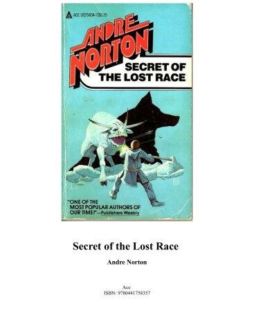 Book cover for Secrets of Lost Race