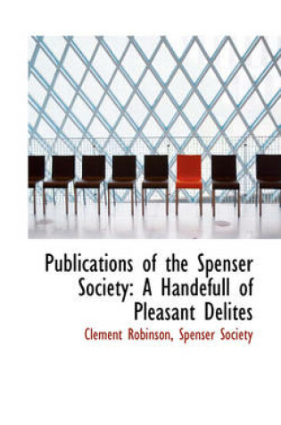 Cover of Publications of the Spenser Society