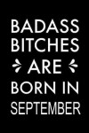 Book cover for Badass Bitches Are Born In September