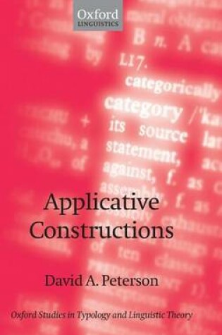 Cover of Applicative Constructions