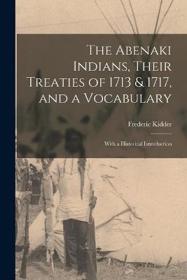 Book cover for The Abenaki Indians, Their Treaties of 1713 & 1717, and a Vocabulary [microform]