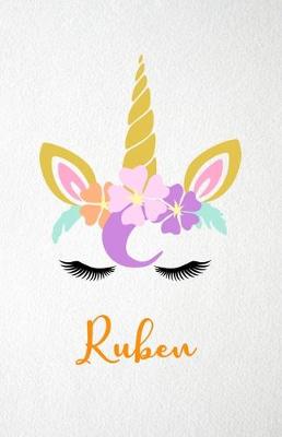 Book cover for Ruben A5 Lined Notebook 110 Pages