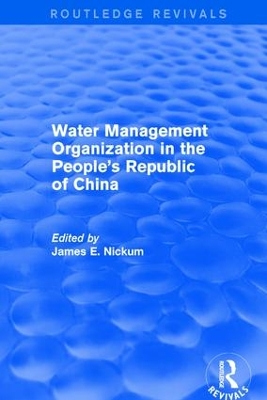 Cover of Revival: Water Management Organization in the People's Republic of China (1982)