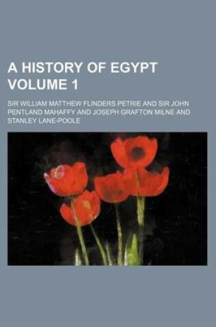 Cover of A History of Egypt Volume 1