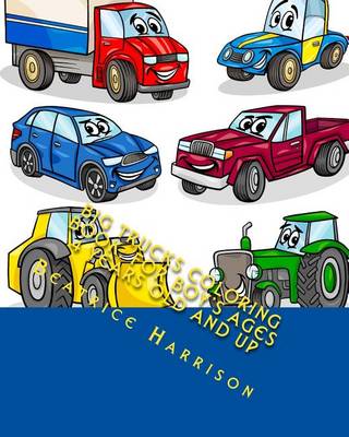 Book cover for Big Trucks Coloring Book