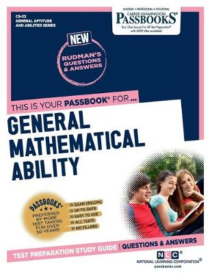 Book cover for General Mathematical Ability (CS-33)