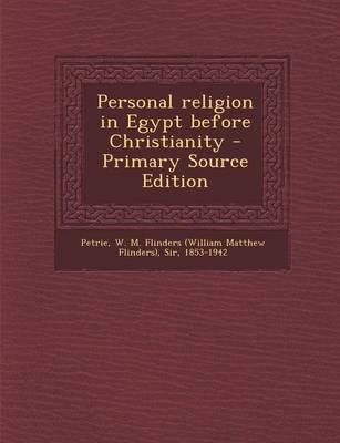 Book cover for Personal Religion in Egypt Before Christianity - Primary Source Edition