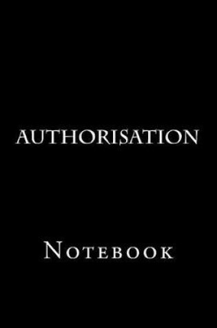 Cover of Authorisation