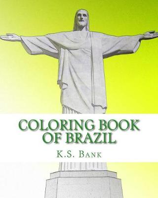 Book cover for Coloring Book of Brazil.