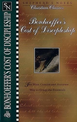 Cover of Dietrich Bonhoeffer's Cost of Discipleship