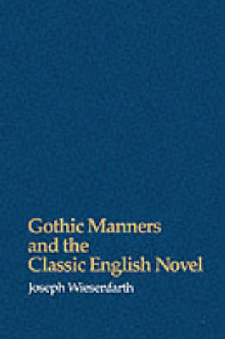 Cover of Gothic Manners and the Classic English Novel