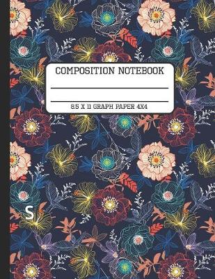 Book cover for Composition Notebook Graph 4x4
