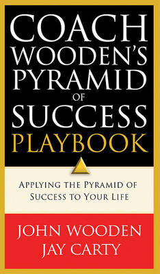Book cover for Coach Wooden's Pyramid of Success Playbook