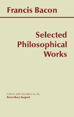 Book cover for Bacon: Selected Philosophical Works