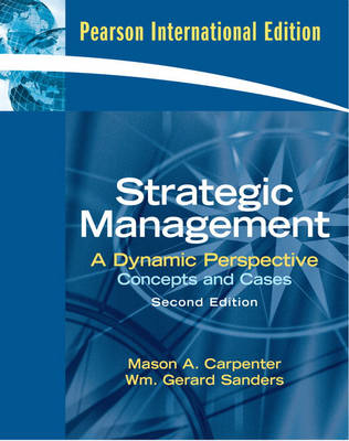 Book cover for Strategic Management:Concepts and Cases:International Edition with MyStratLab with E-Book Student Access Code Card for Strategic Management