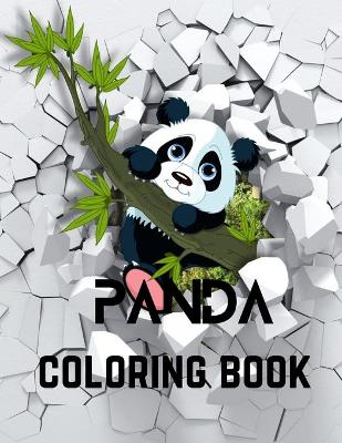 Book cover for Panda coloring book