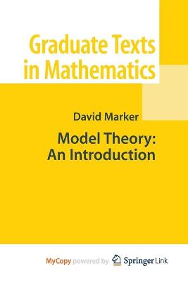 Book cover for Model Theory