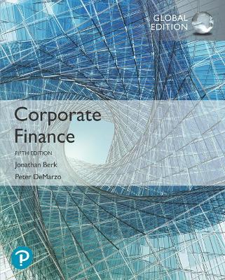 Book cover for Corporate Finance, Global Edition -- MyLab Finance with Pearson eText