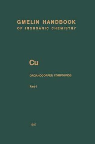 Cover of Cu Organocopper Compounds