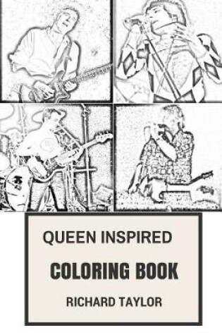 Cover of Queen Inspired Coloring Book