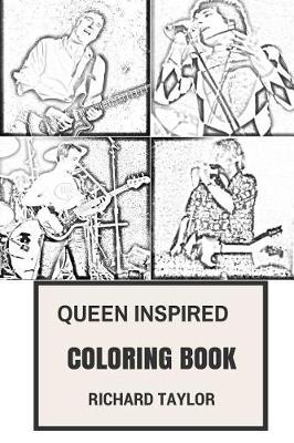 Book cover for Queen Inspired Coloring Book