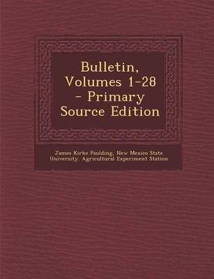 Book cover for Bulletin, Volumes 1-28