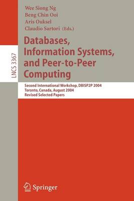Cover of Databases, Information Systems, and Peer-To-Peer Computing