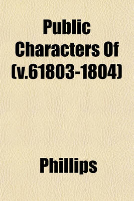 Book cover for Public Characters of (V.61803-1804)