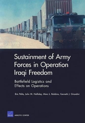 Book cover for Sustainment of Army Forces in Operation Iraqi Freedom