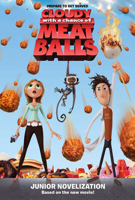 Book cover for Cloudy with a Chance of Meatballs Junior Novelisation