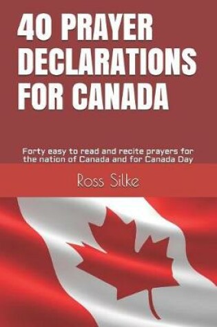 Cover of 40 Prayer Declarations for Canada