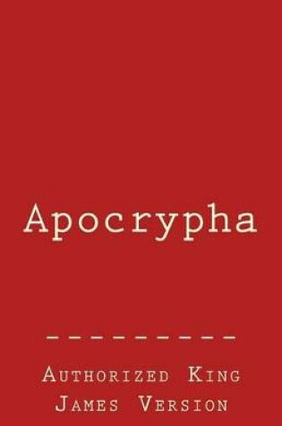 Cover of Apocrypha