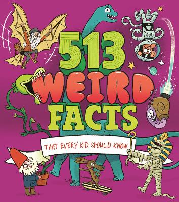 Book cover for 513 Weird Facts That Every Kid Should Know