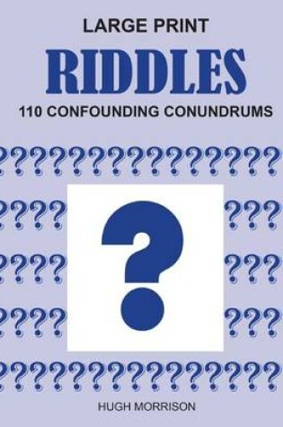 Cover of Large Print Riddles