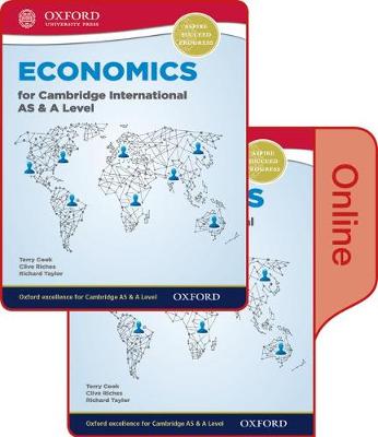 Book cover for Economics for Cambridge International AS and A Level Print & Online Student Book