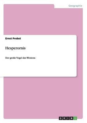 Book cover for Hesperornis