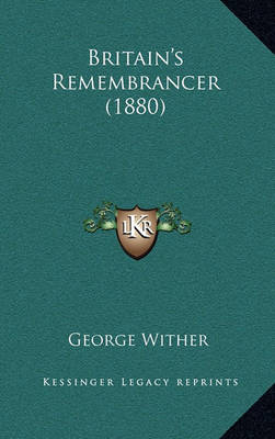 Book cover for Britain's Remembrancer (1880)