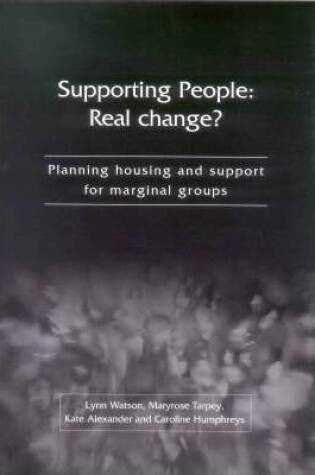 Cover of Supporting People