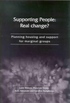 Book cover for Supporting People