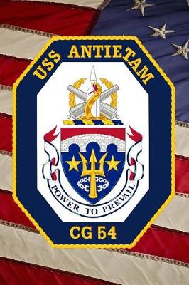 Book cover for US Navy Guided Missile Cruiser USS Antietam (CG_54) Crest Badge Journal