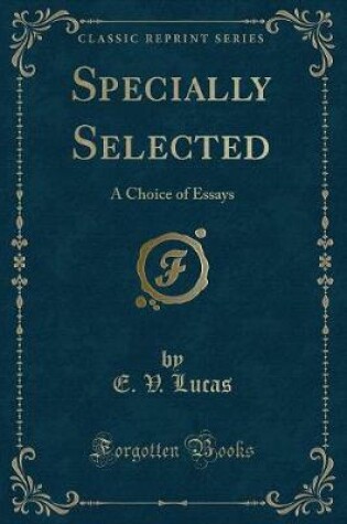 Cover of Specially Selected