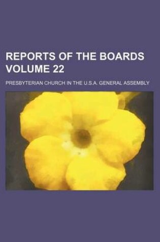 Cover of Reports of the Boards Volume 22